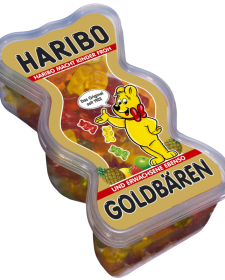 Kẹo dẻo trái cây Haribo hộp hình gấu GoldBaren