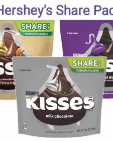 Sô cô la Hershey's Kisses Share pack nhiều vị