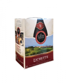 Rượu Vang Lichette VCE Rouge 3L red, 75cl