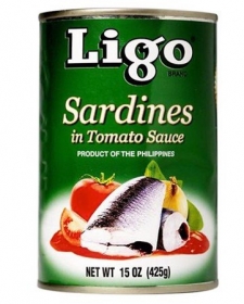 Cá mòi sốt cà Philippines Ligo Sardines 