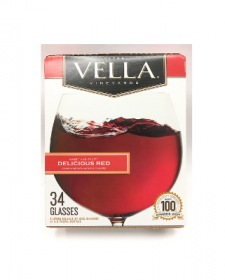 Rượu Vang Vella Delicious Red 5 Lít
